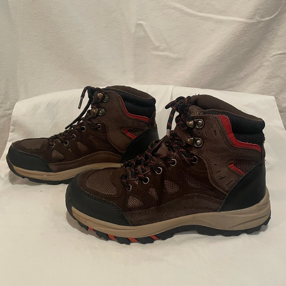 Boys Denali Dark Brown Outdoor Hiking Boots